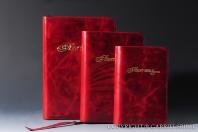 Krolyi and new translation gold gravured, leather Bibles with zipper cover
